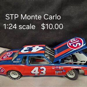 Nascar Red and Blue Diecast Car